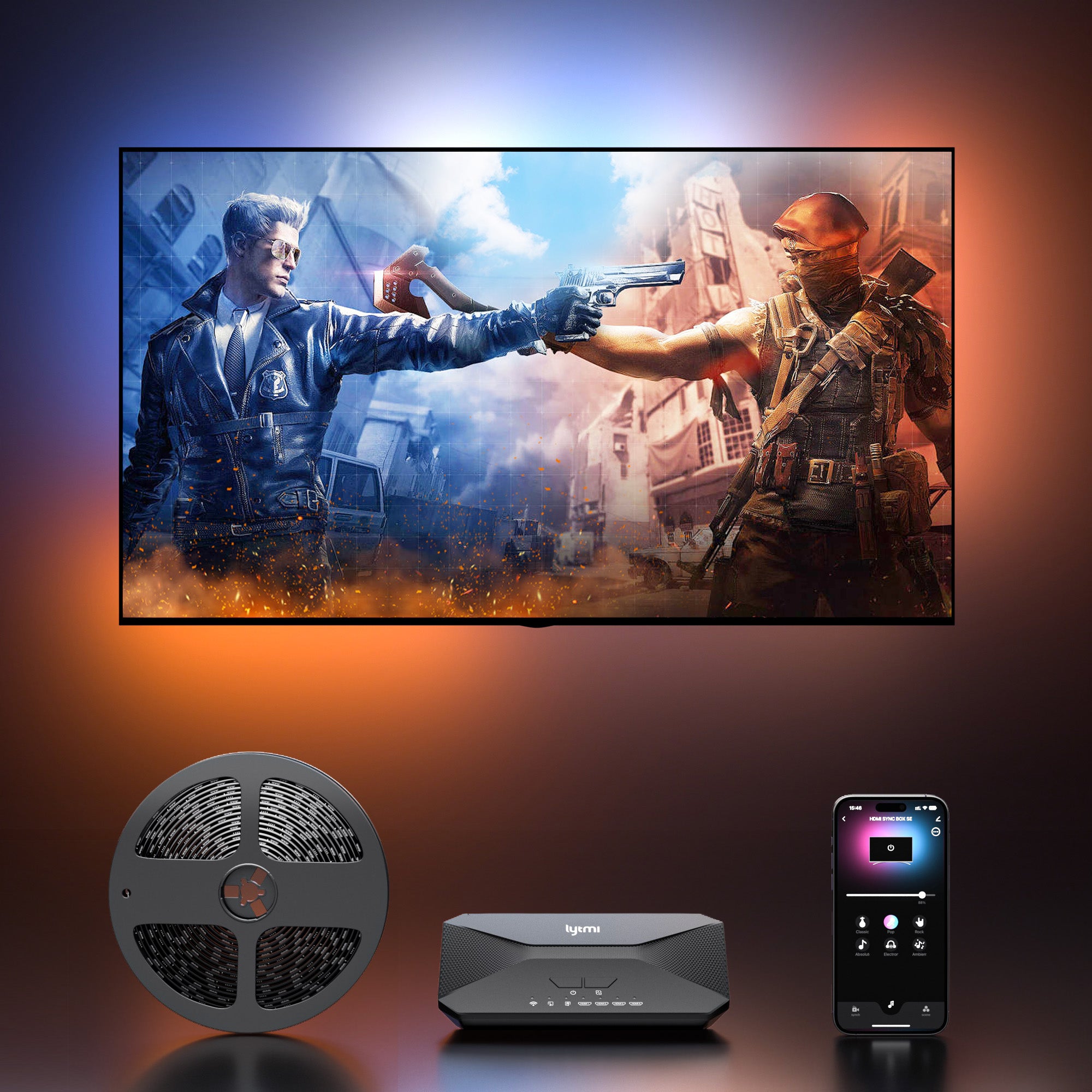 Philips Hue Play HDMI Sync Box Sincroniza Smart Tv 4k